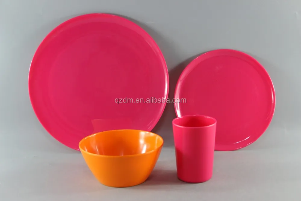 Popular Melamine Colorful Dinner Set/Cute Melamine Tableware
