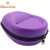 Wholesale hard dark blue EVA headphone case