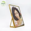 5 colors:silver, bronze, black, gold Desktop decoration wedding couple Souvenir home decor picture photo frame rose gold finish
