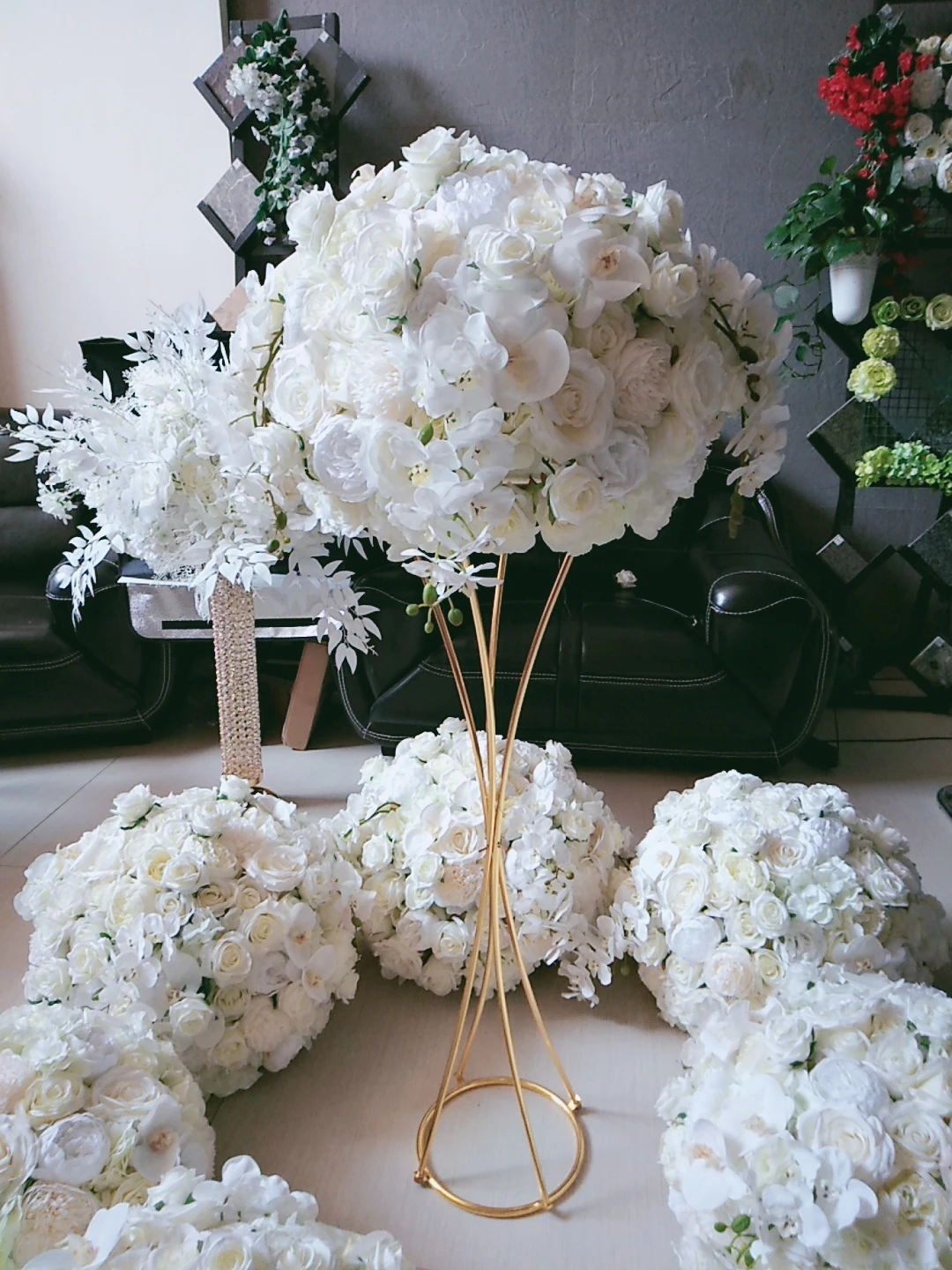 Ifg Customized Design Artificial Flower Ball Decoration