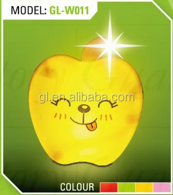 Fruit Apple shape plug in switch cartoon night light