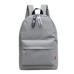 Japanese Style Durable Nylon Solid Color School Bookbag Backpack Bag