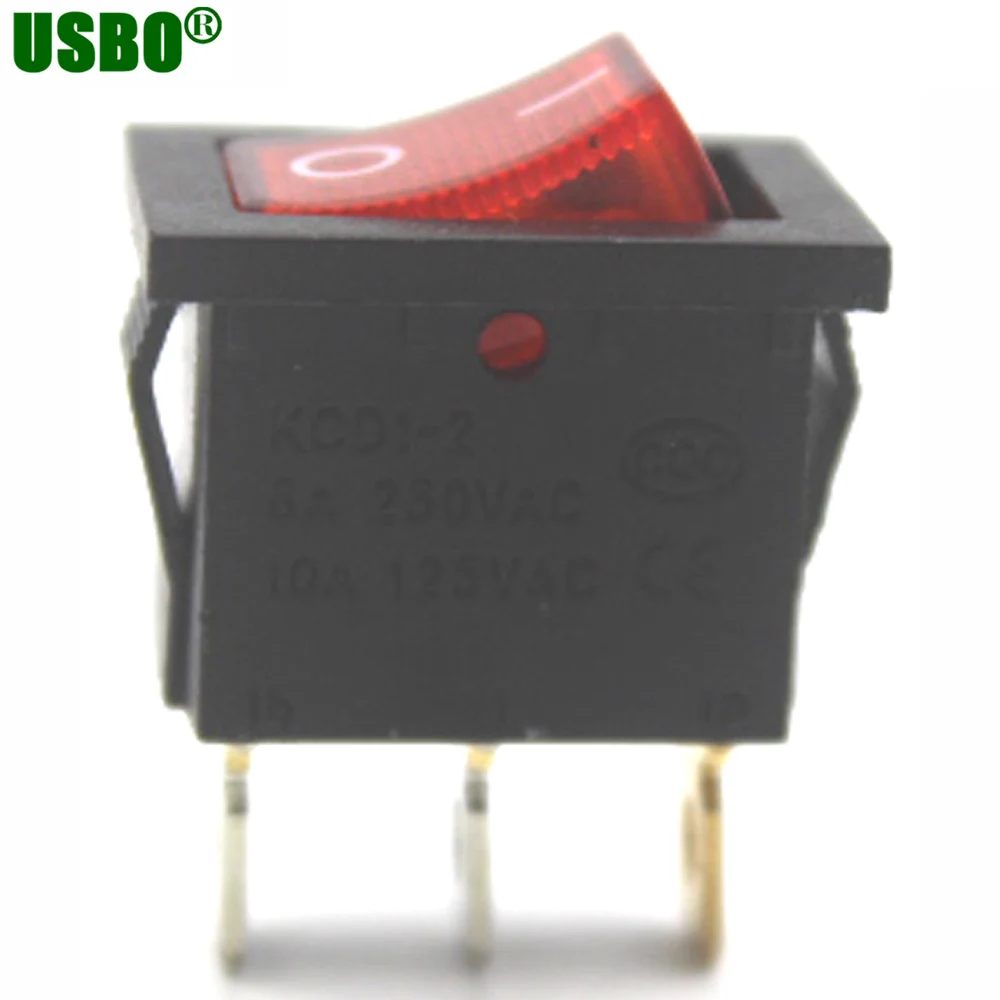 KANGIRU Nuevo AC250V Control de alimentaci/ón a trav/és del Interruptor basculante Encendido-Apagado DPST Interruptor de Cable en l/ínea para luz de Escritorio L/ámpara de Mesa para Dormitorio