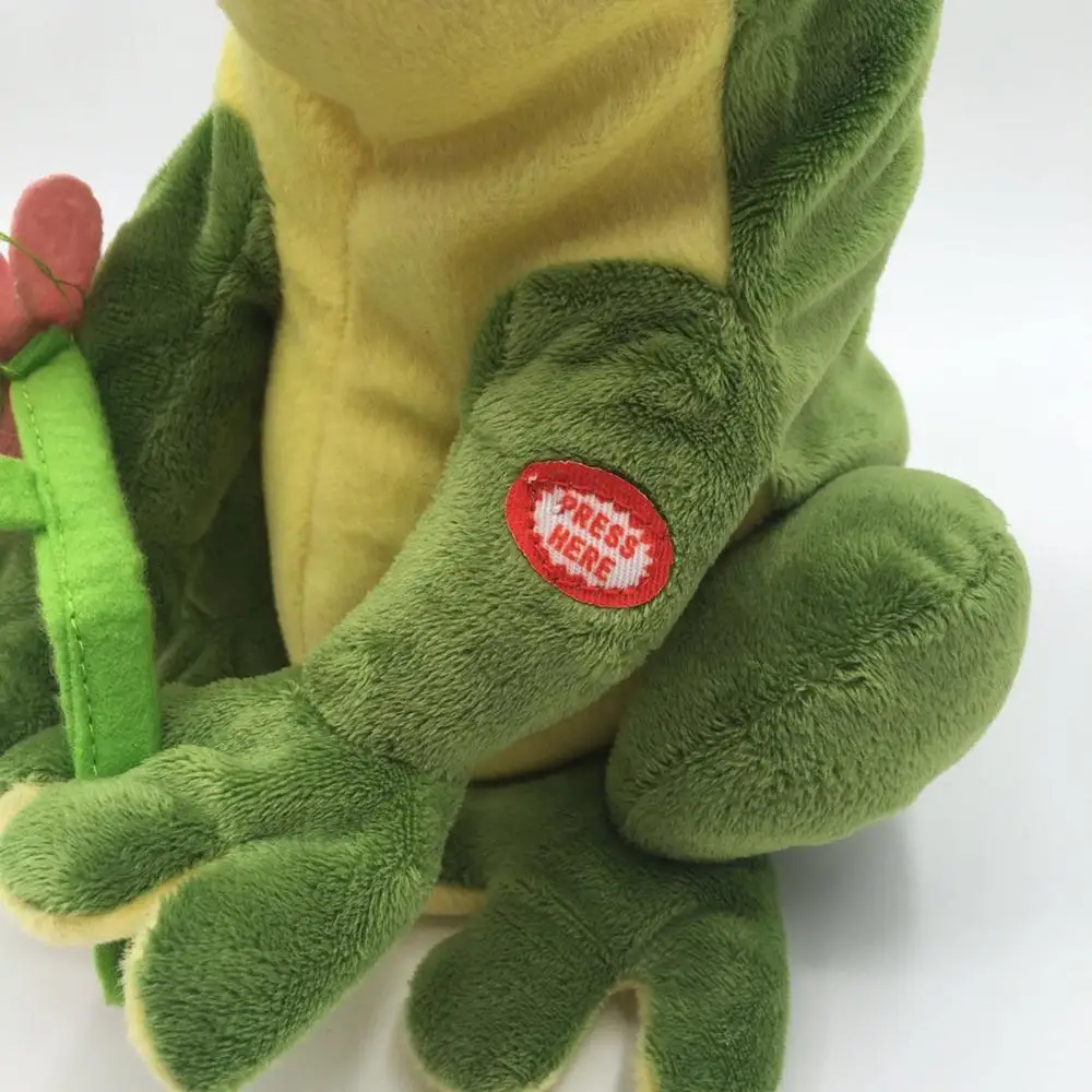 Singing Plush Frog Toy With Eye Movement Smart Frog Buy Frog Toy