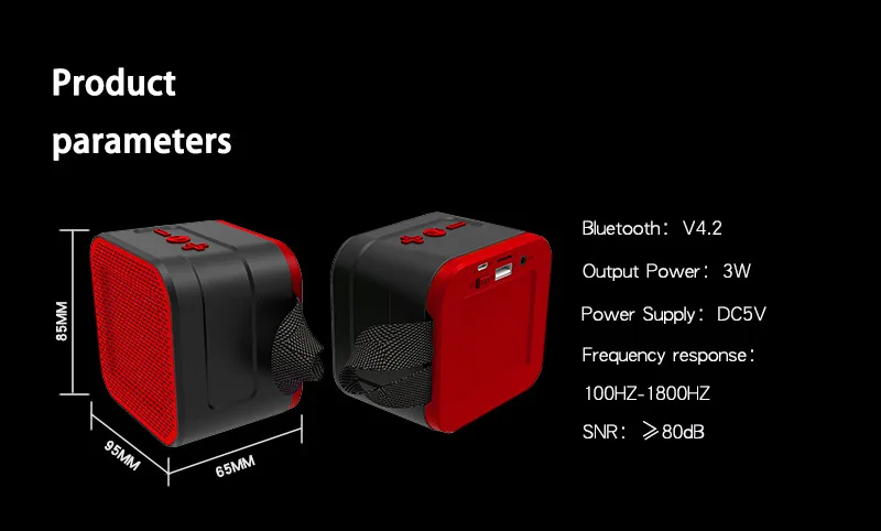 Best Price Waterproof Small Mini TWS Wireless Portable Music Bluetooth Speaker - ANKUX.COM