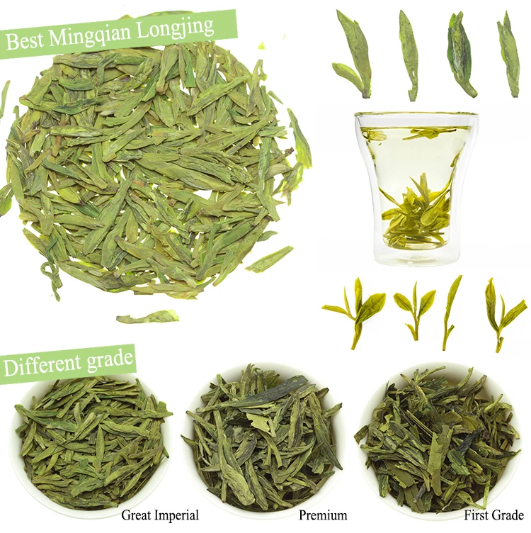 China Fresh Premium Handmade Organic Hangzhou Xihu Loose Green Tea