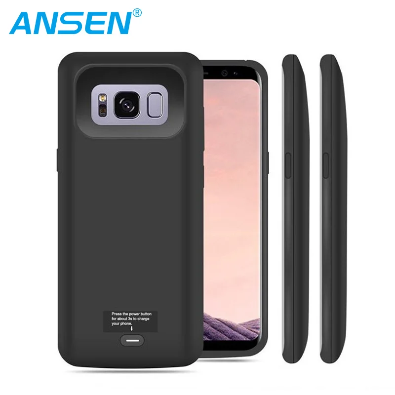 Wholesale Portable Battery Charger Case 5500mAh For Galaxy S8 Plus Power Bank Cover - ANKUX.COM