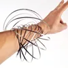 Creative gift wristband rotating deformation Magic Flow Rings Stainless Steel Ring bracelet Toys