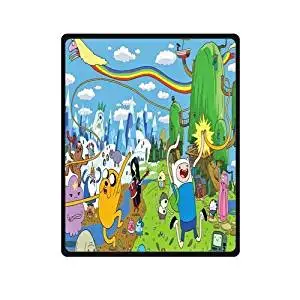 SOFTKIITY Blankets Design Adventure Time Blanket Fashion Warm Cozy Soft Sofa Bed Blankets Throws Blankets 58X80 Inches (Large)