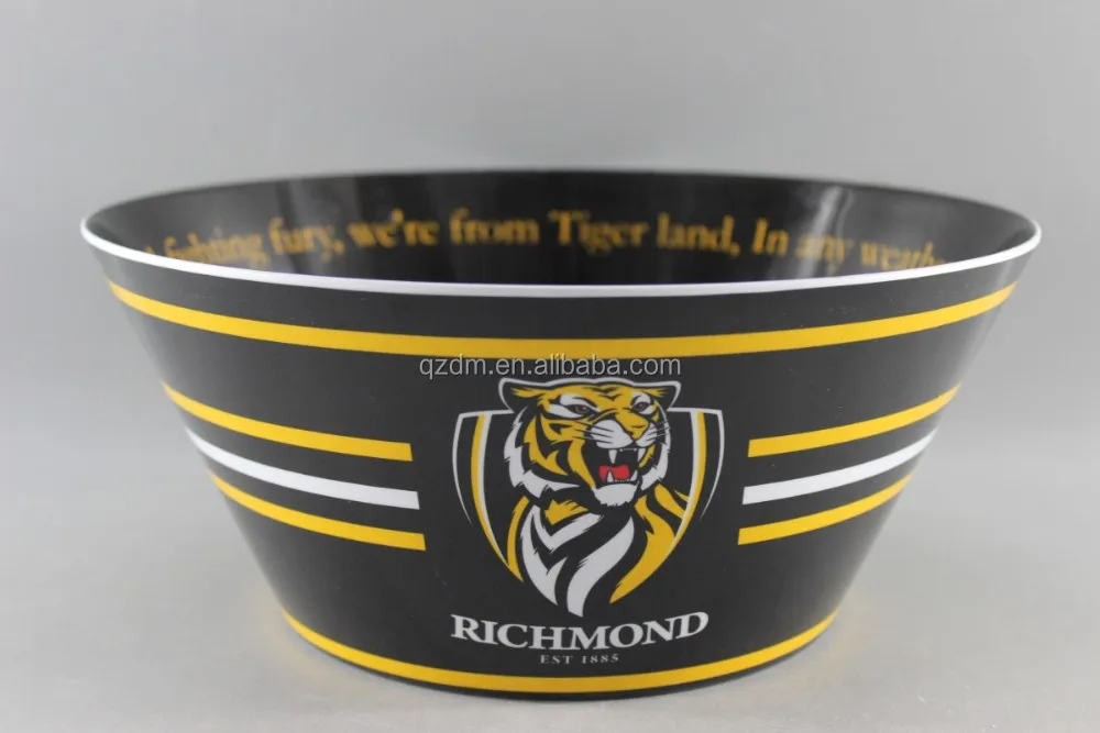 Inside and Outside Print Melamine salad bowl Foodgrade