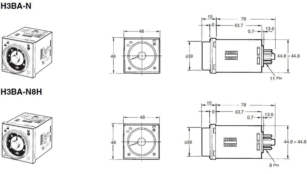 Схема подключения omron h3y 2