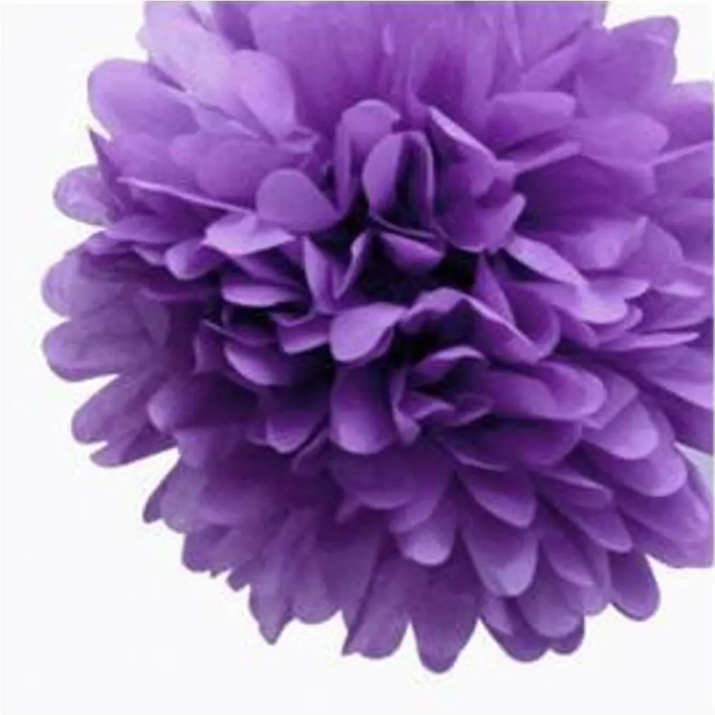 White 10 Pack 10 Inch Tissue Paper Flower Ball Pom-poms for Party//Wedding//Home Kubert New Design DIY Tissue Paper Pom-poms Flower Ball Hanging Decoration pom poms