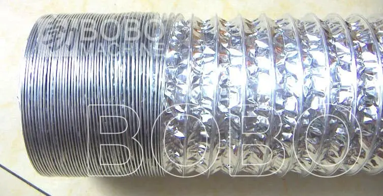 HVAC Fire Resistant Pre Insulated Pvc Flexible Aluminum Duct Making Forming Machine for Air Conditioning Ventilation