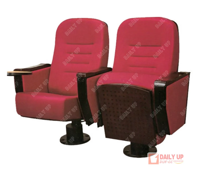 Town Hall Folding Chair for Auditorium Extravagant Audio Visual Chair with Tablet VIP Lecture Hall Furniture