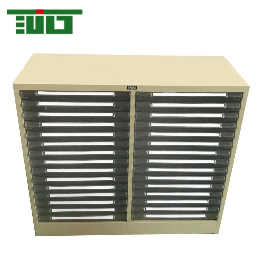 Tjg File Cabinet A3 Paper Cheap Spare Parts Metal Drawing Cabinet