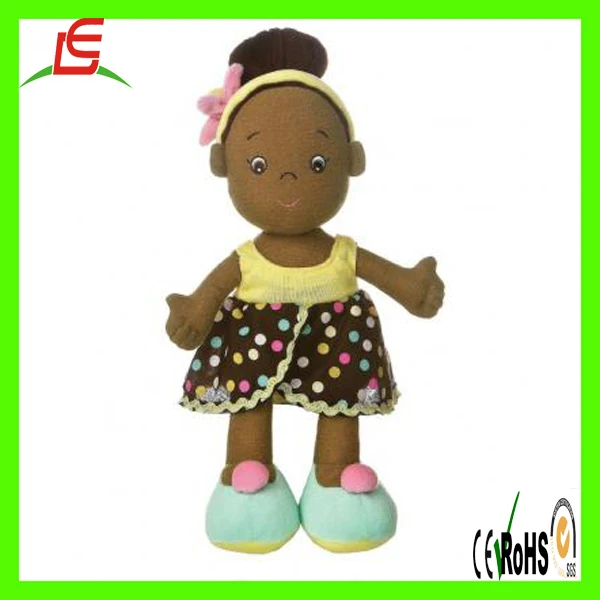 Le C1546 Factory Customized Black Doll Maker,Stuffed Plush Black Dolls