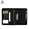 Personalized Customized Office Stationery PU Leather A5 Portfolio With Zipper