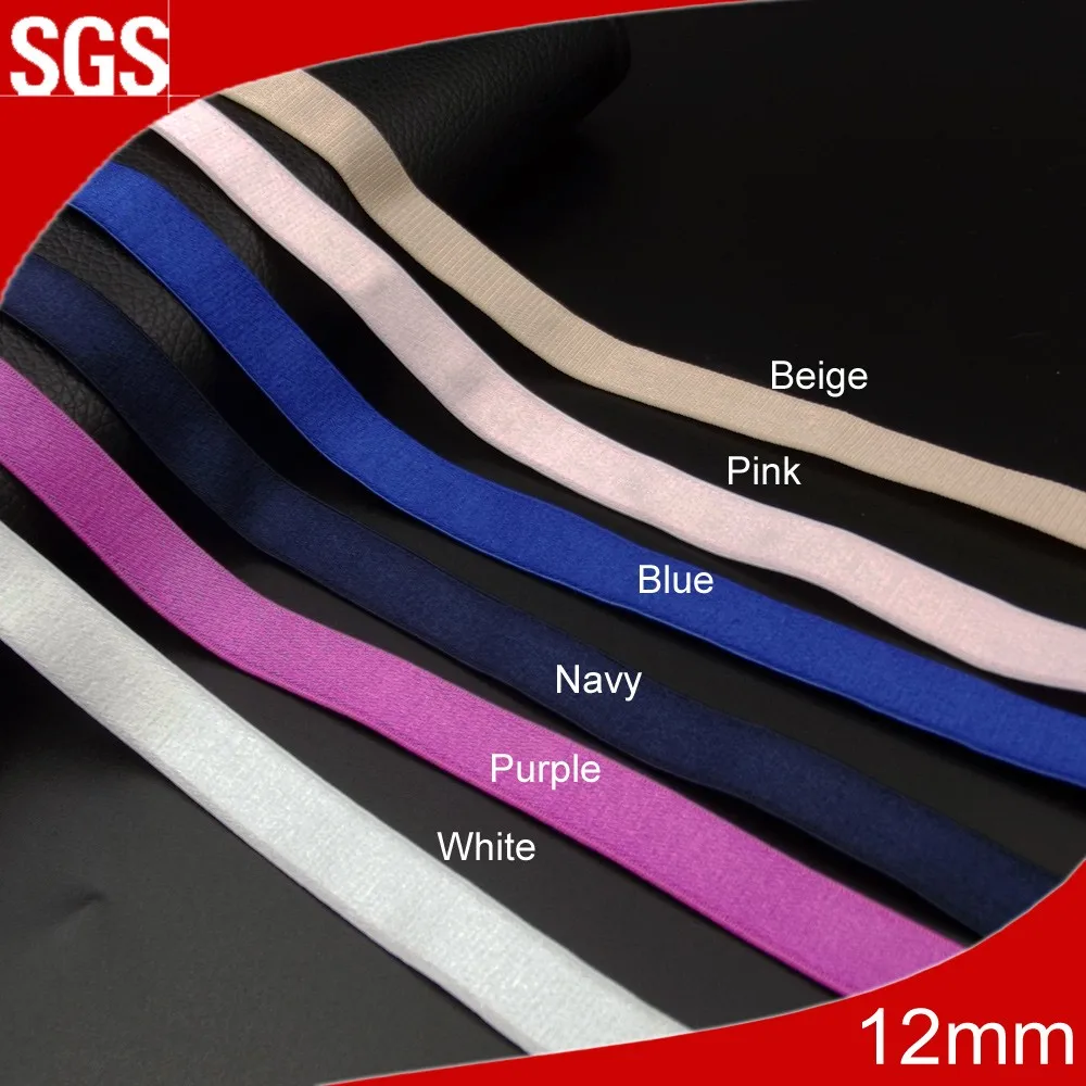 Low Minimum 12mm Nylon Picot Elastic Band Trim - Buy Nylon Elastic Band ...