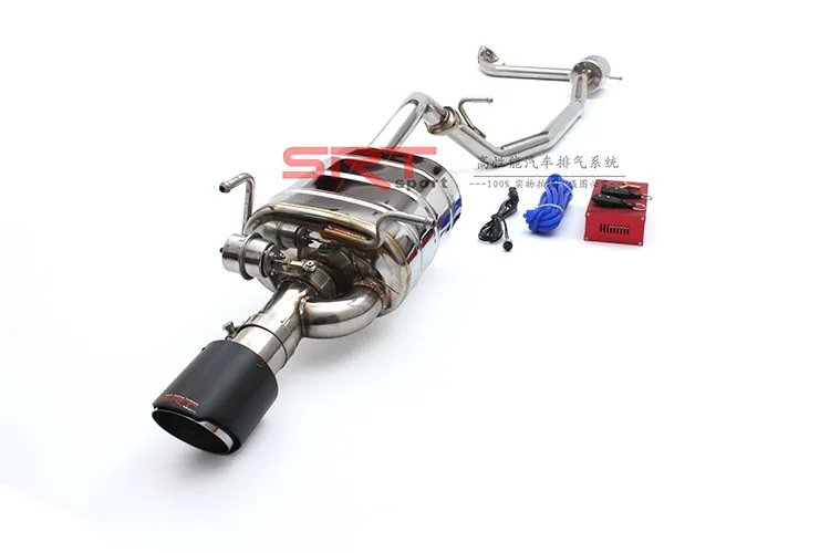 Auto Exhaust System For Honda Fit Jazz Gk5 304 Steel Exhaust Catback With Quad Double Tip Buy
