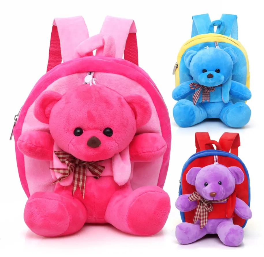 Source wholesale funny teddy bear bag,Custom soft teddy bear bag,teddy bear  shaped plush backpacks on m.