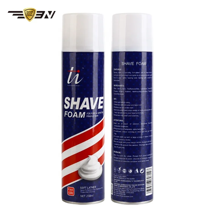 
Private Label Aerosol Shave Foam, Fashion Gelleme Shaving Foam with Factory Price, Classic Men Shaver Foam with OEM Service 