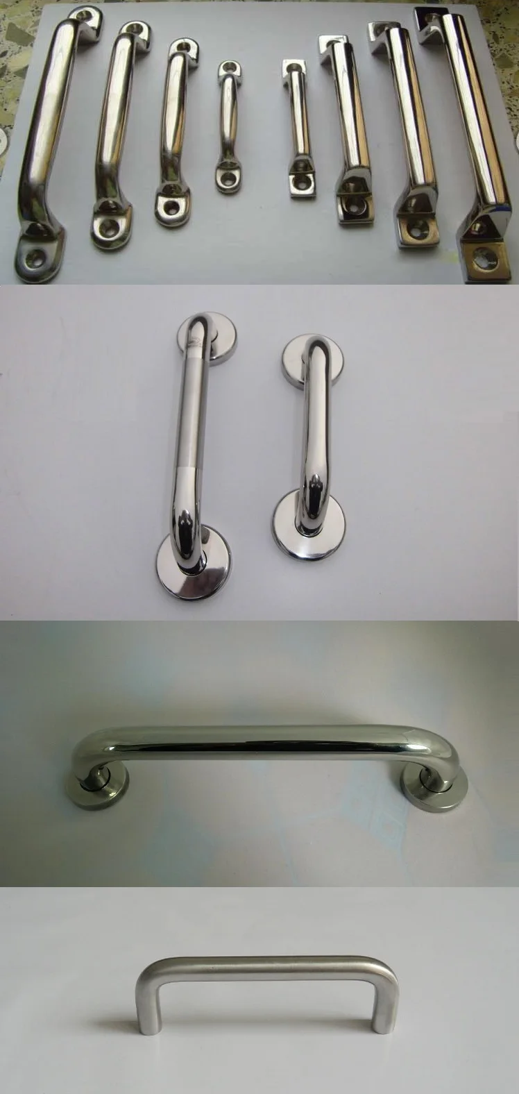 Professional Manufacturer Stainless Steel Door Handles On Backplate