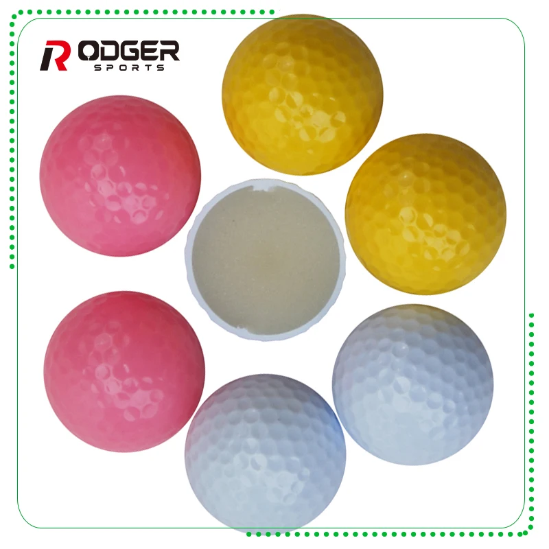 Customized Mini Water Floating Golf Balls 2pcs Golf Driving Range Ball