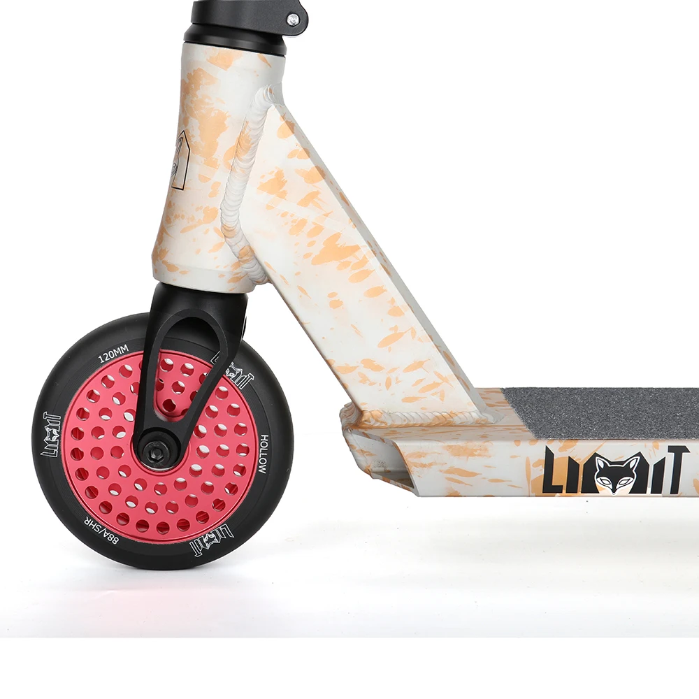 120mm Wheels Pro Stunt Bmx Scooter 120mm Deck Scs Limit Extreme Scooter