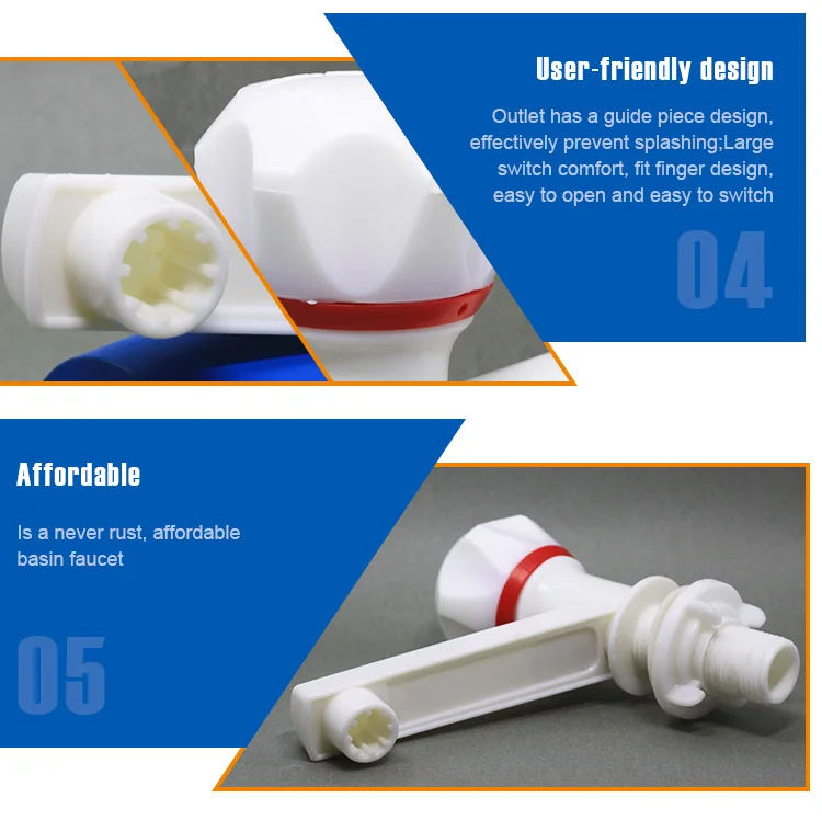 New Design Bibcock Pp Abs Plastic Sanitary Wares Mixer Single Handle ...