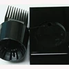 black plastic hair dryer display shelf 5 blower head holder rack
