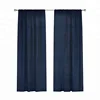 Monad Wide Curtain Thermal Insulated Plain Color Room Blackout Curtain Fabric