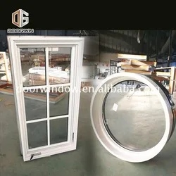 sound proof casement windows aluminum wood frame inswing window