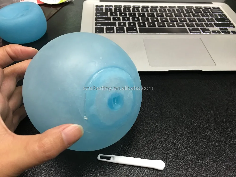 how to inflate jelly balloon ball with water