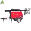 9m manual mast portable light tower price with Yanmar diesel generator