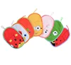 plush cheap cleaning mitt /plush cheap shower puppets/yellow animal bath mitt
