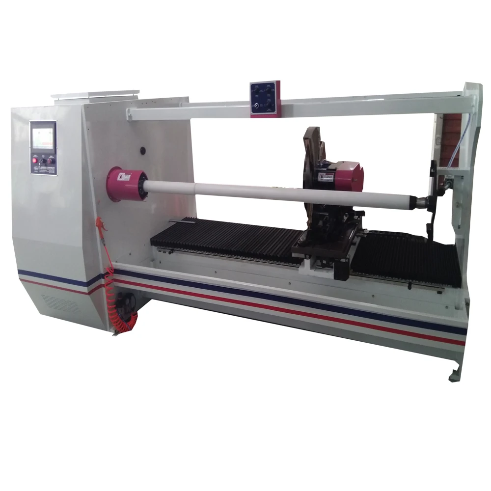 Single Shaft Pe Foam Tape Cutting Machine/400mm Masking Tape Jumbo Roll