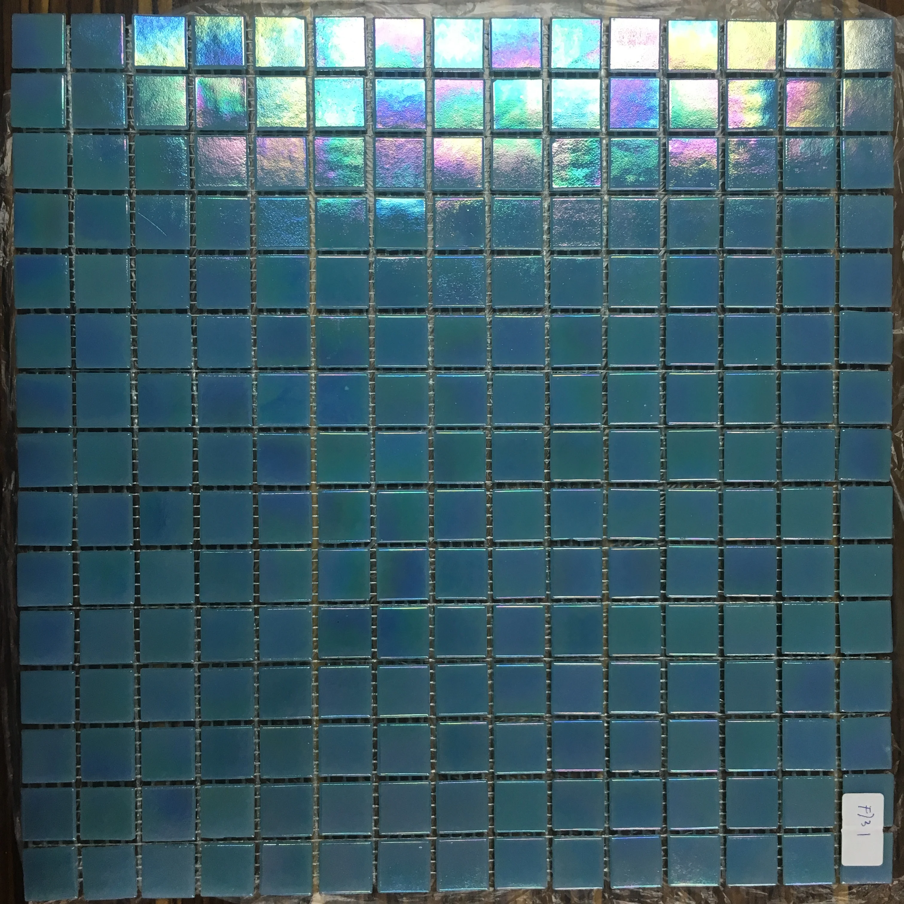 Shinning Blue Mosaic For Swimming Pool And Bathroom Square Mosaic Shinning Blue Mosaic For Swimming Pool And Bathroom Square Mosaic