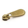 general antique copper metal zipper puller for jeans