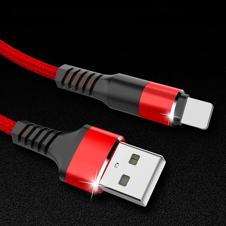 Factory Retail Nylon Braided 2.5A Type C Data Line Micro USB Cable - ANKUX.COM