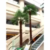 Outdoor decorative metal palm tree, artificial date palm Tree for engineering projects