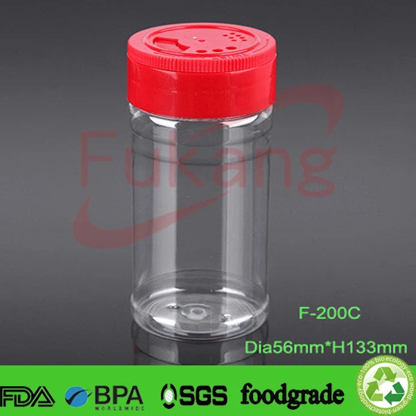 Food Grade 100ml Flip Top Lid,Plastic Salt Pepper Shaker Bottles Buy