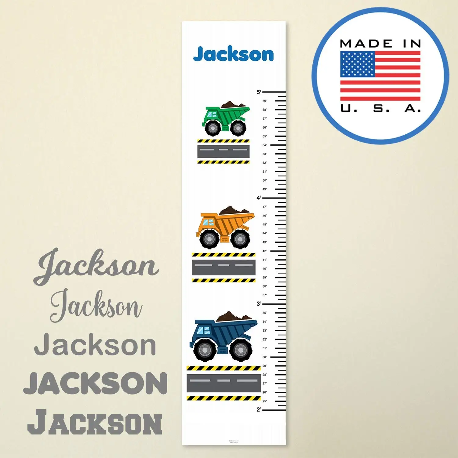 Personalized Wall Growth Chart