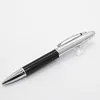 Luxury business gift pen heavy metal ball point pen carbon fiber pen with company logo printing