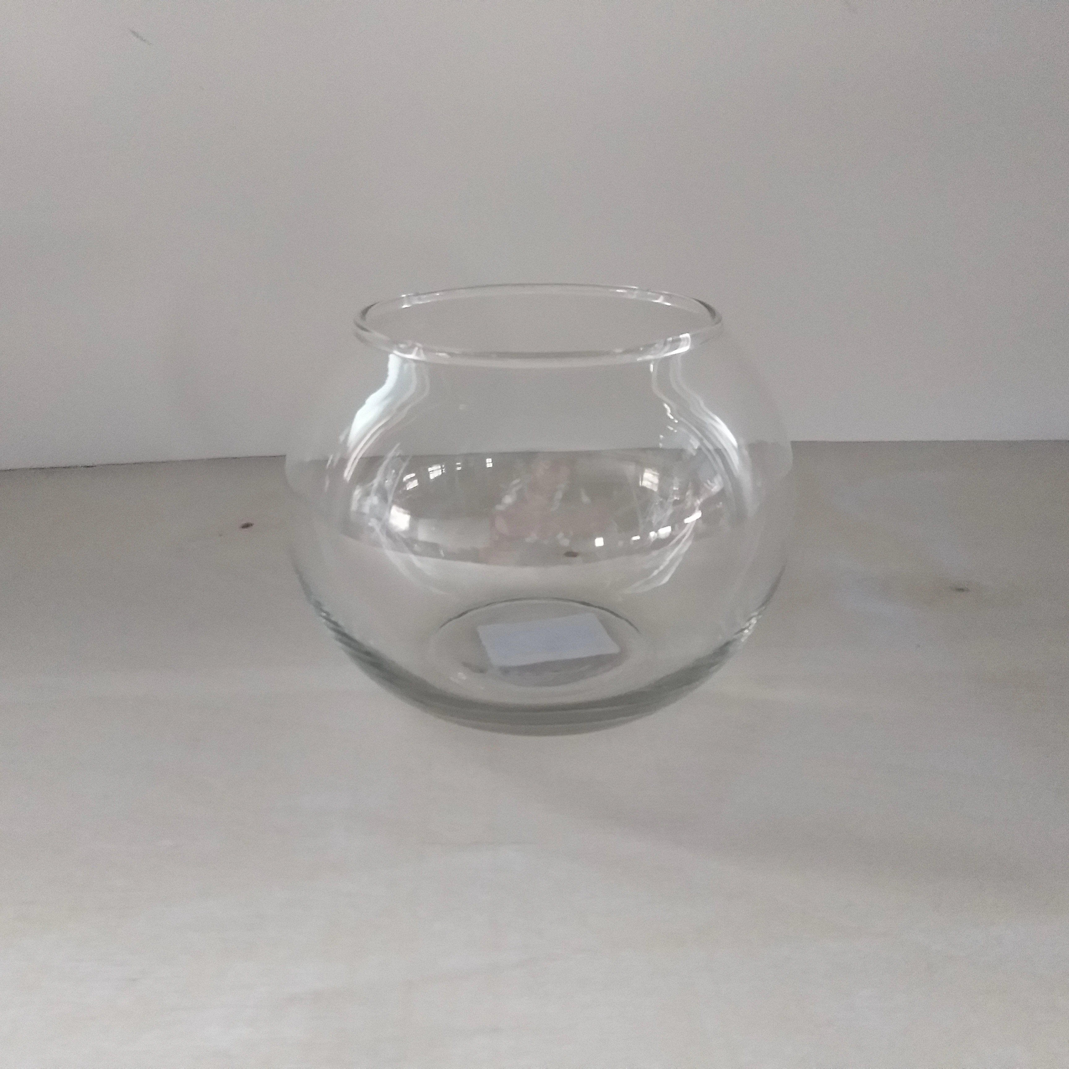 Small Round Glass Fish Bowl For Home 