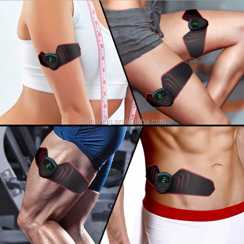 Portable Electronic Muscle Stimulator,Ems Fitness Slimming Body Sculptor Muscle Trainer Ab
