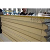 Heat insulation sandwich panel for roof and wall buildings gi composite rockwool fireproof pane
