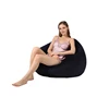 LUCKYSAC Customized Outdoor & Indoor Soft Micro Suede Fabric Material Bean Bag Chair