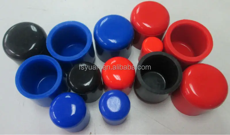 rubber end caps for round tubing