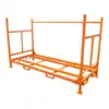 Professional stackable foldable metal truck tyre tire storage stacking rack for tire storage