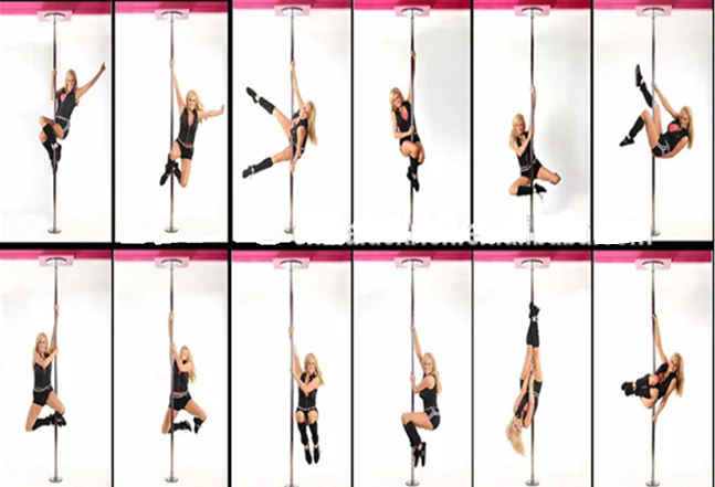 Pole Dancing 45mm Professional Stripper Dancing Home Fitness Steel